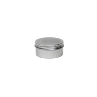 Runde Aluminium Schraubdeckeldose mit EPE liner (± 80 ml.)