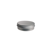 Runde Aluminium Schraubdeckeldose mit EPE liner (± 125 ml.)