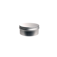 Runde Aluminium Schraubdeckeldose mit EPE liner (± 150 ml.)